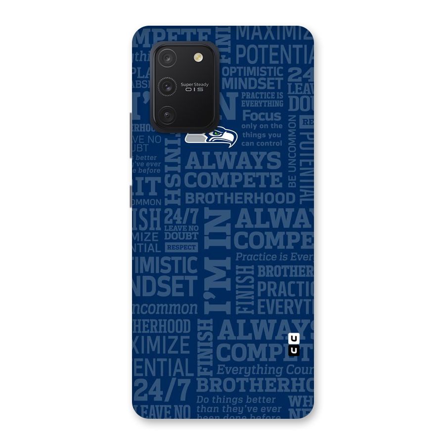 Optimistic Blue Back Case for Galaxy S10 Lite