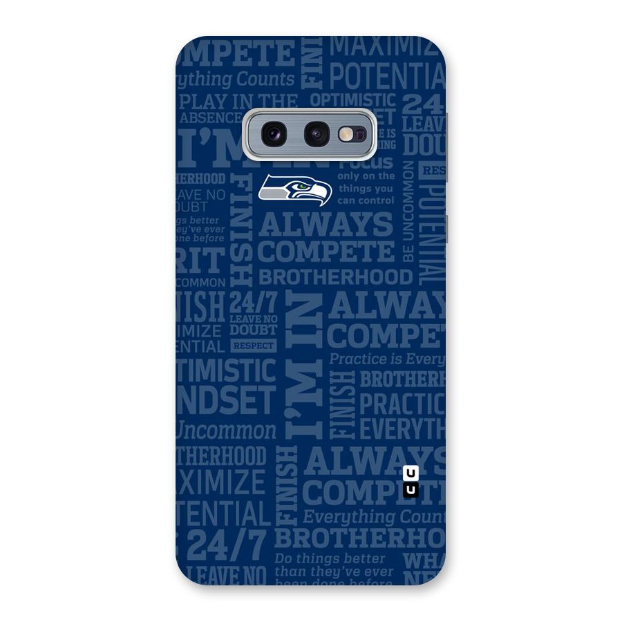 Optimistic Blue Back Case for Galaxy S10e