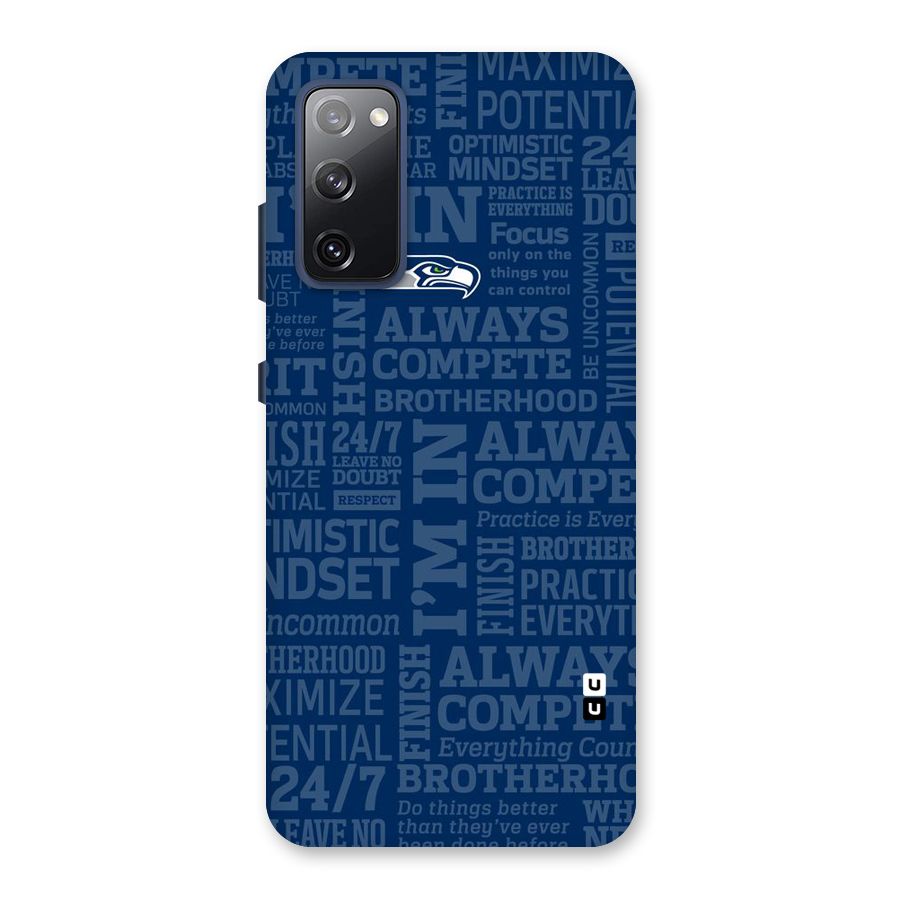 Optimistic Blue Back Case for Galaxy S20 FE