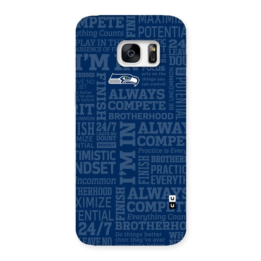 Optimistic Blue Back Case for Galaxy S7 Edge
