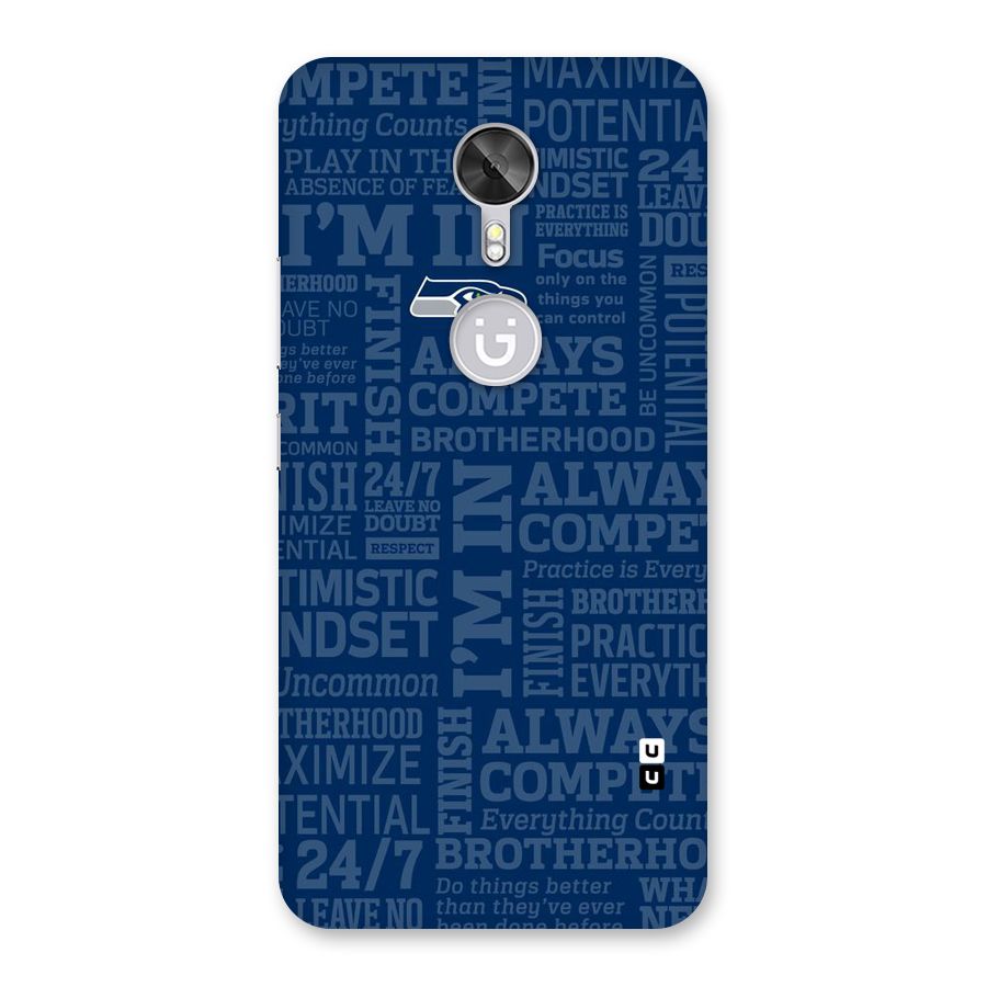 Optimistic Blue Back Case for Gionee A1