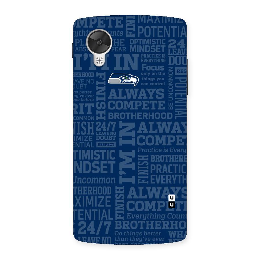 Optimistic Blue Back Case for Google Nexsus 5