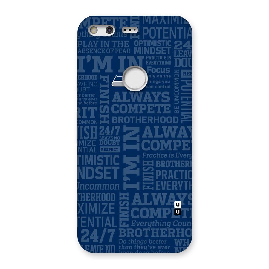 Optimistic Blue Back Case for Google Pixel