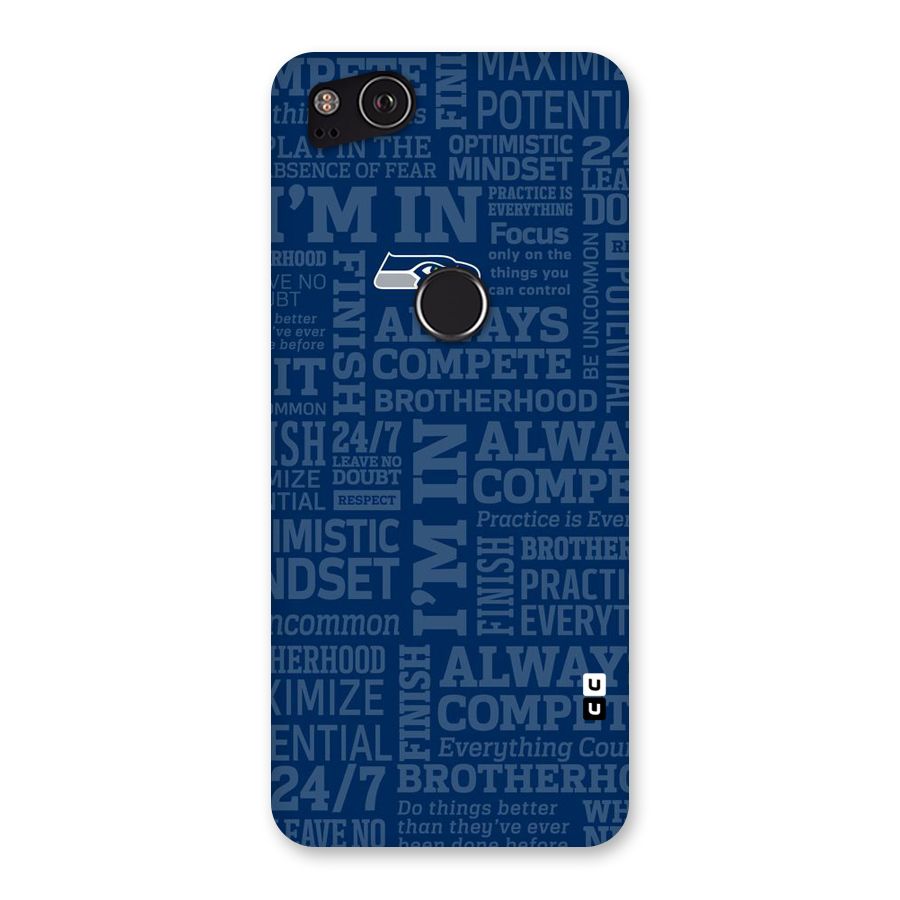 Optimistic Blue Back Case for Google Pixel 2