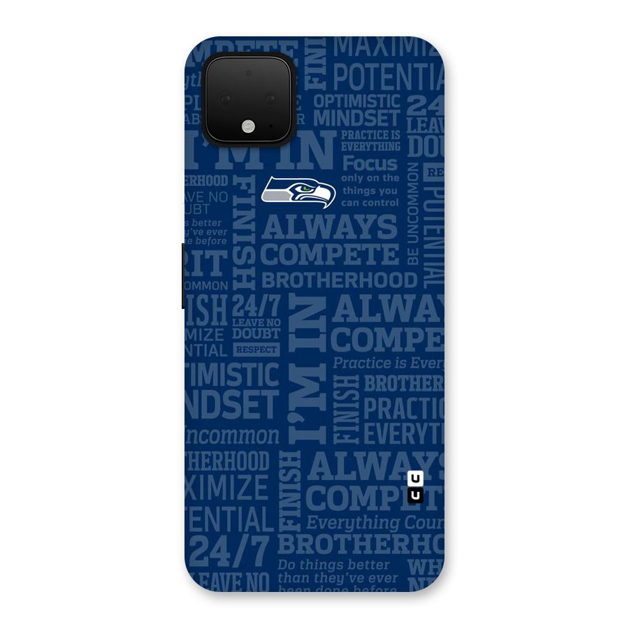 Optimistic Blue Back Case for Google Pixel 4 XL