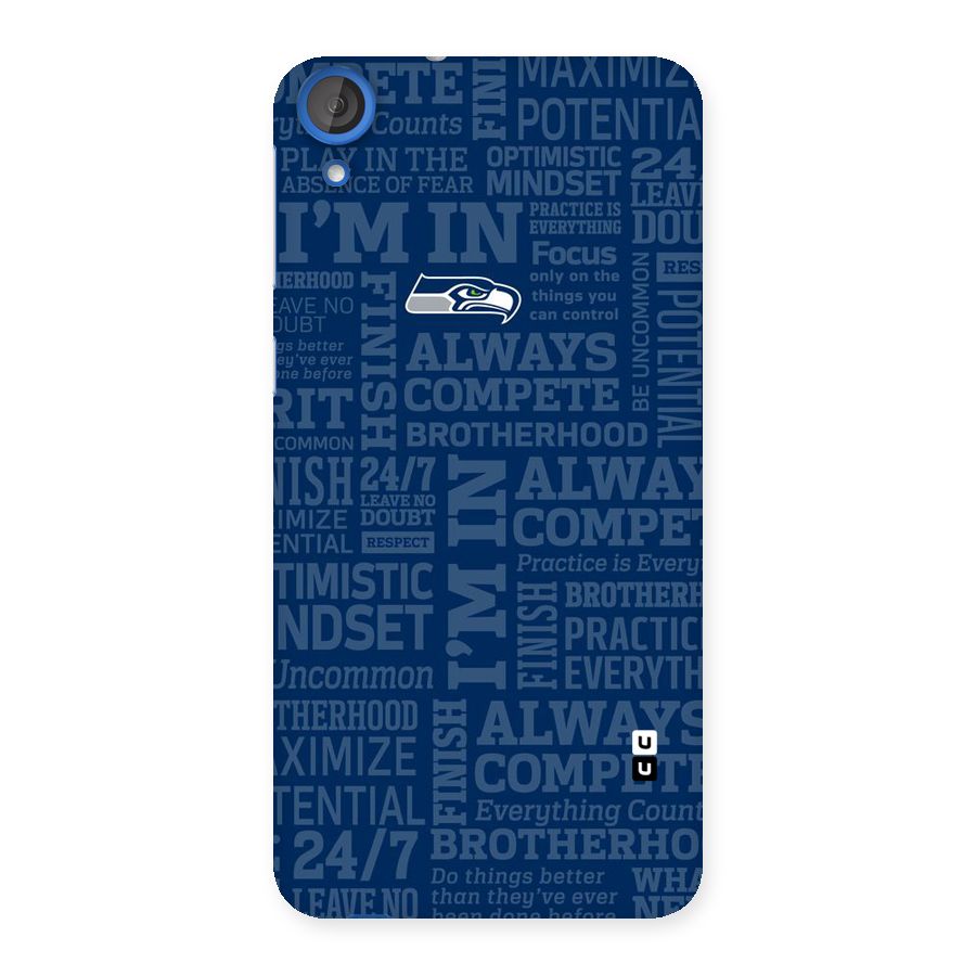 Optimistic Blue Back Case for HTC Desire 820