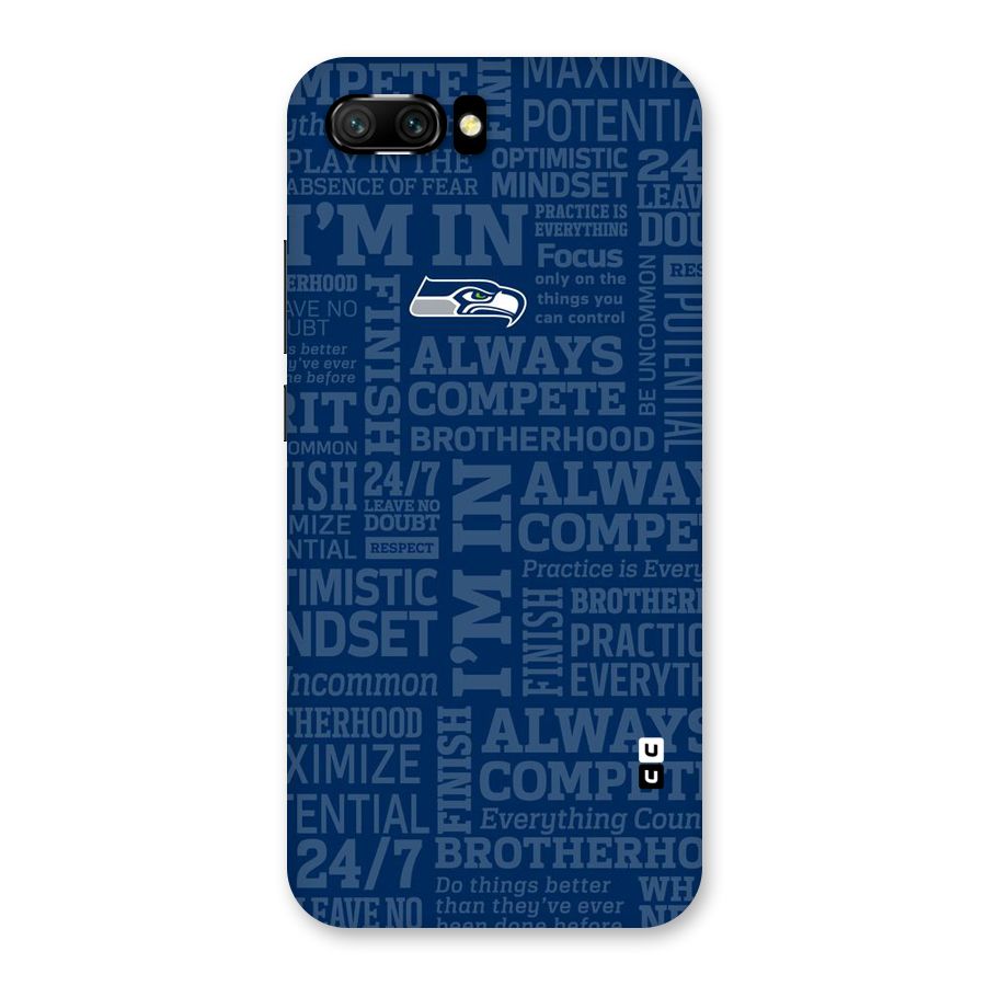 Optimistic Blue Back Case for Honor 10