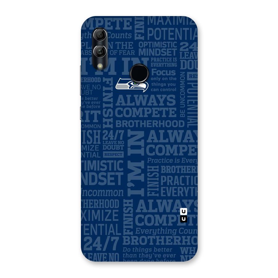 Optimistic Blue Back Case for Honor 10 Lite
