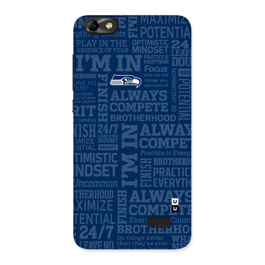 Optimistic Blue Back Case for Honor 4C