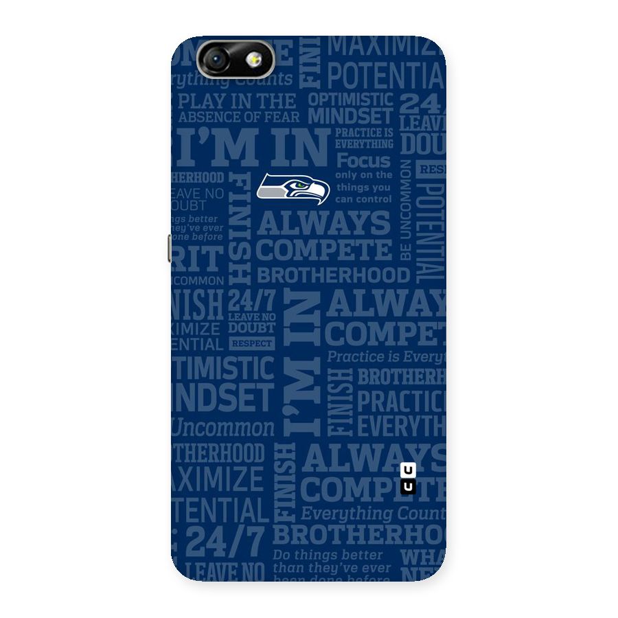 Optimistic Blue Back Case for Honor 4X