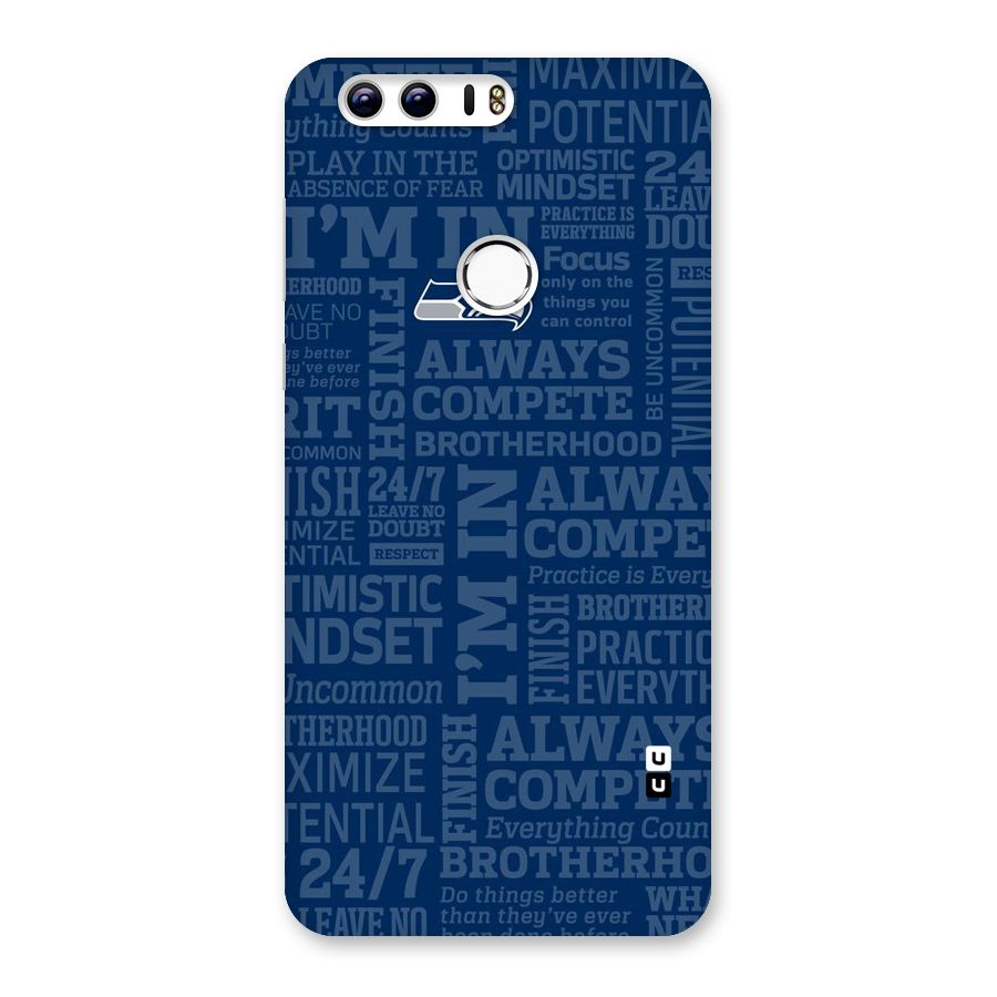 Optimistic Blue Back Case for Honor 8