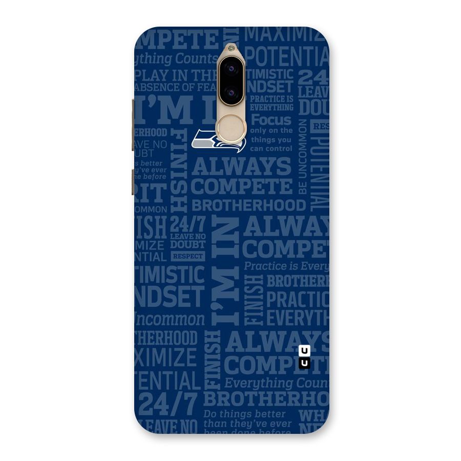 Optimistic Blue Back Case for Honor 9i