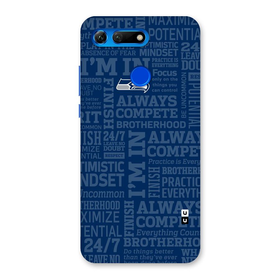 Optimistic Blue Back Case for Honor View 20