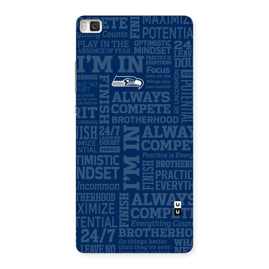 Optimistic Blue Back Case for Huawei P8