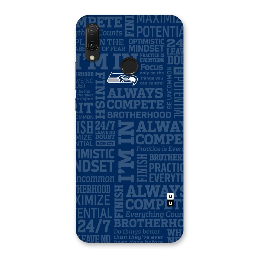 Optimistic Blue Back Case for Huawei Y9 (2019)