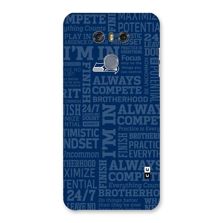 Optimistic Blue Back Case for LG G6