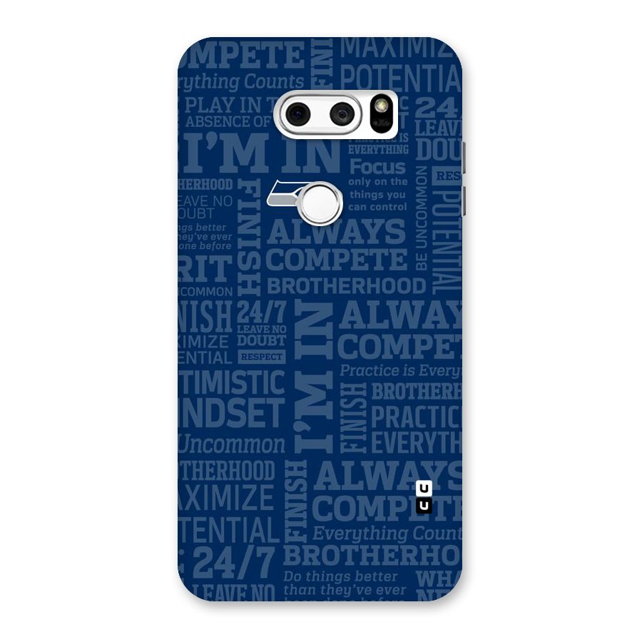 Optimistic Blue Back Case for LG V30
