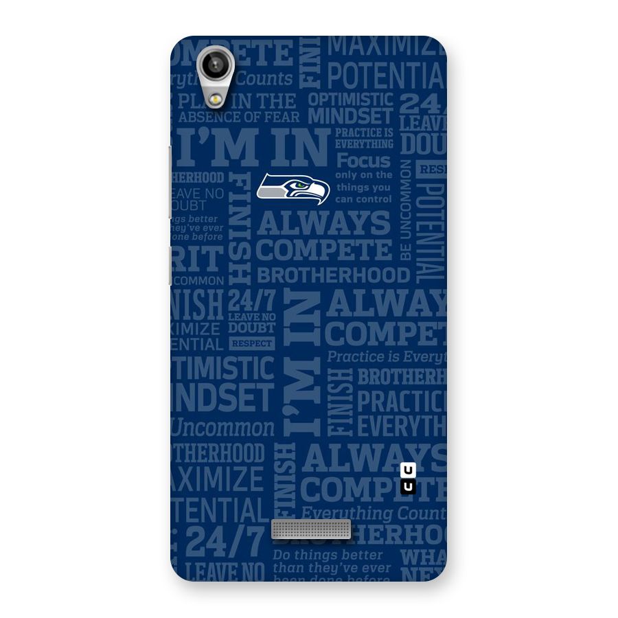 Optimistic Blue Back Case for Lava-Pixel-V1