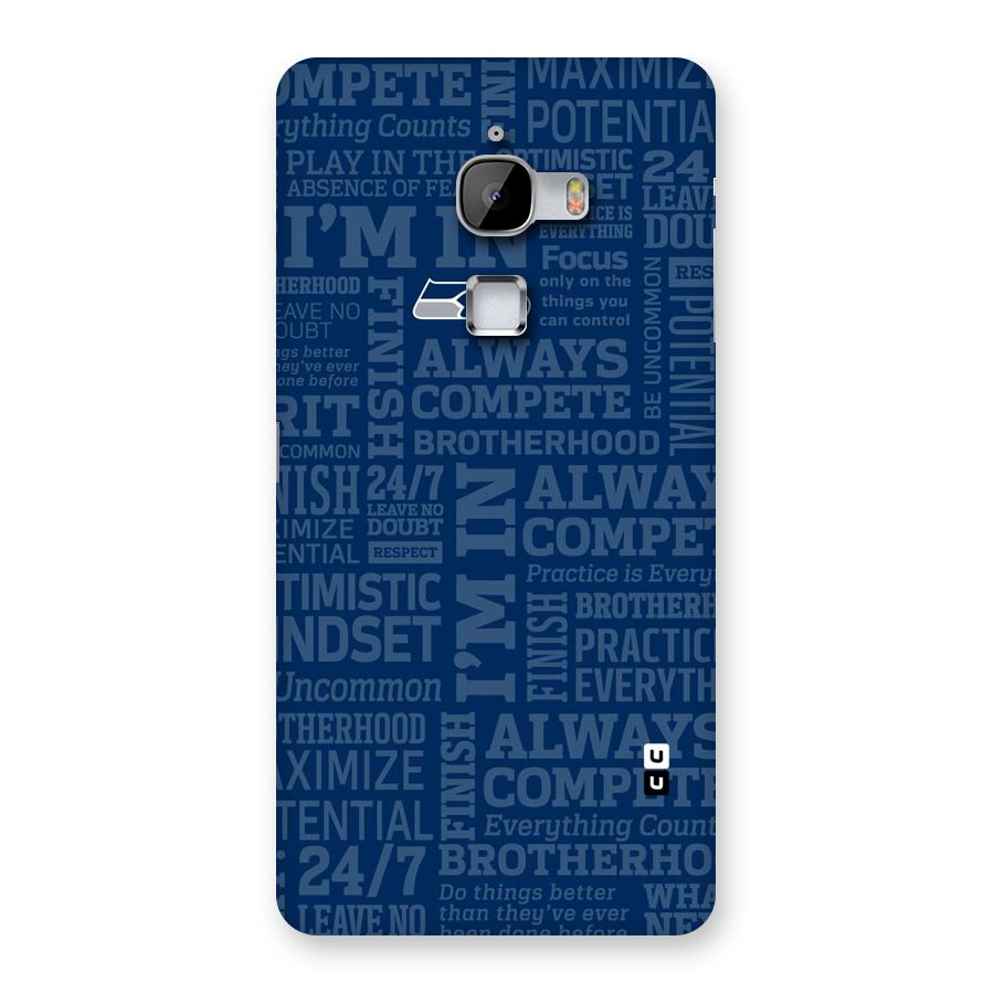Optimistic Blue Back Case for LeTv Le Max