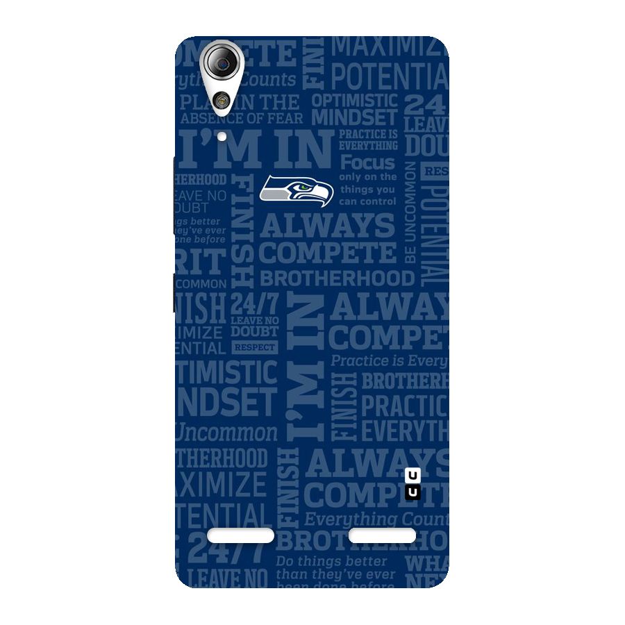 Optimistic Blue Back Case for Lenovo A6000 Plus