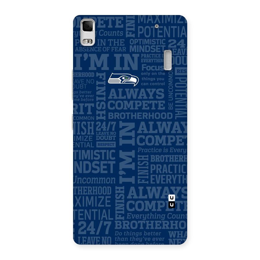 Optimistic Blue Back Case for Lenovo K3 Note