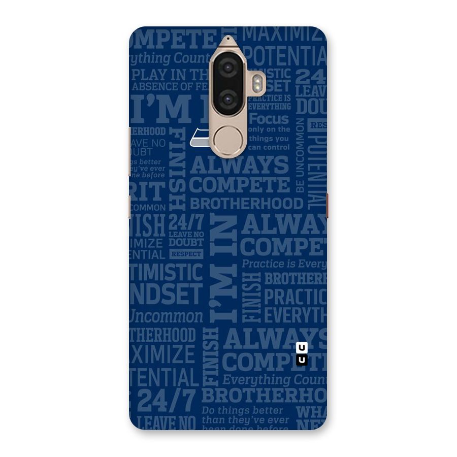 Optimistic Blue Back Case for Lenovo K8 Note
