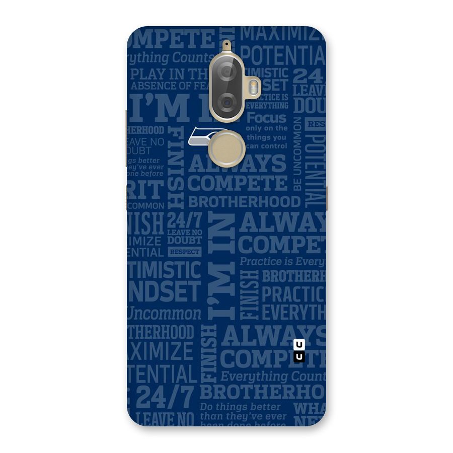Optimistic Blue Back Case for Lenovo K8 Plus