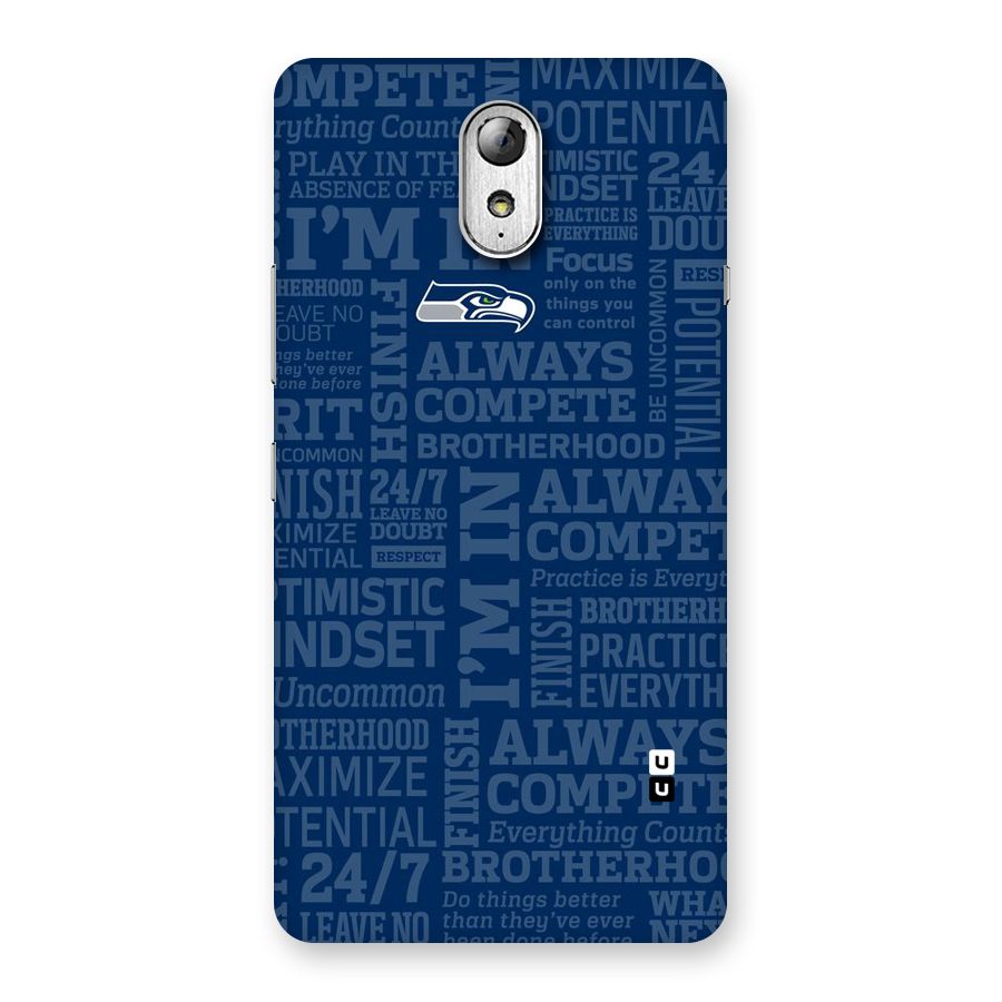 Optimistic Blue Back Case for Lenovo Vibe P1M