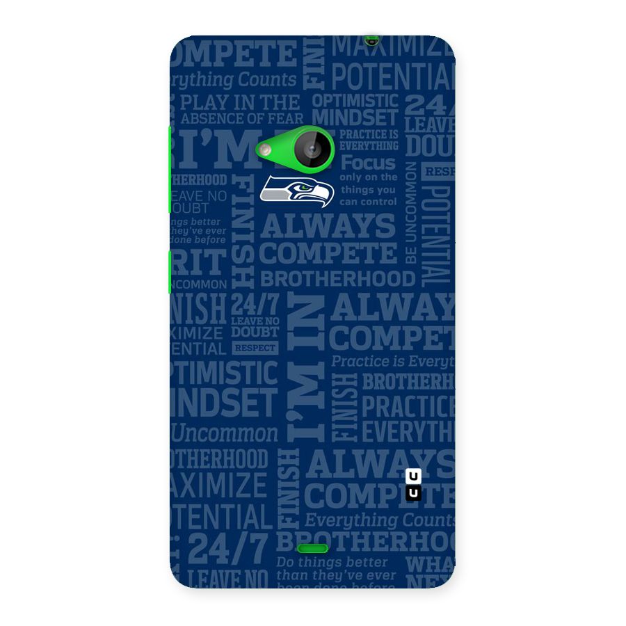 Optimistic Blue Back Case for Lumia 535