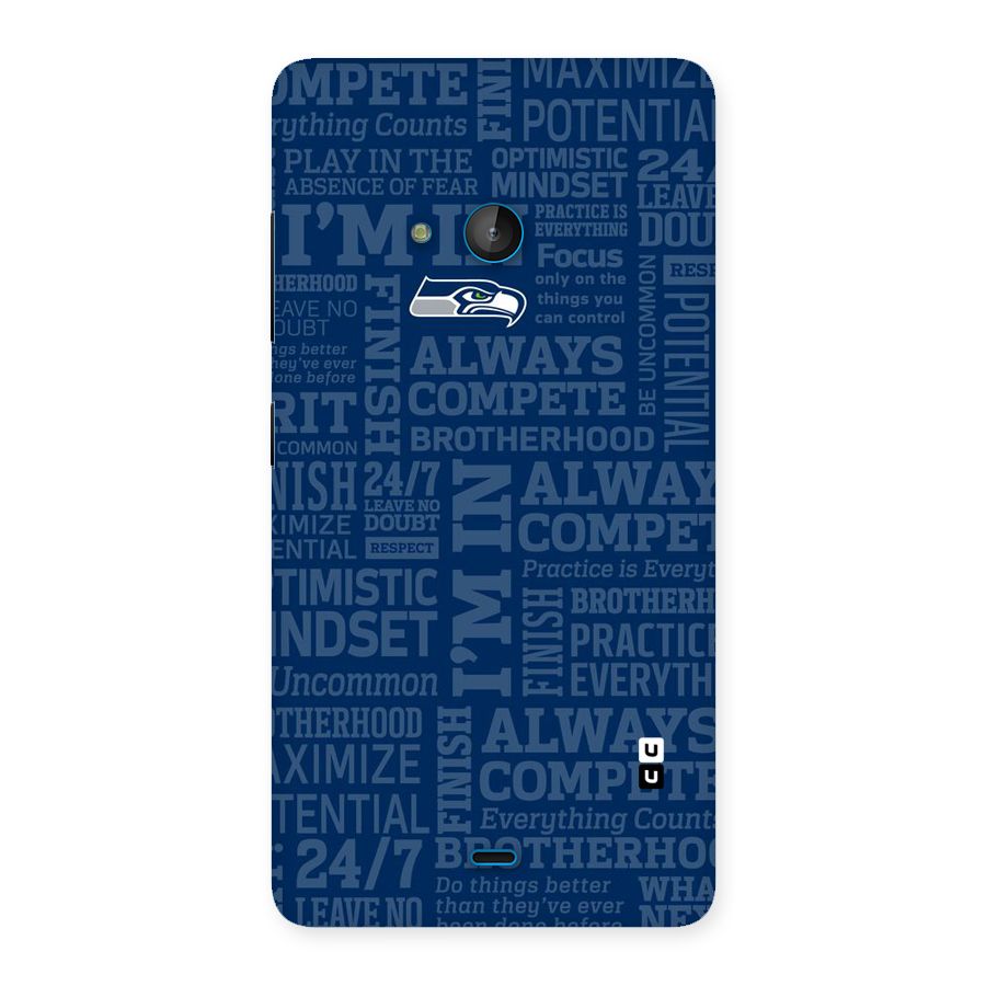 Optimistic Blue Back Case for Lumia 540