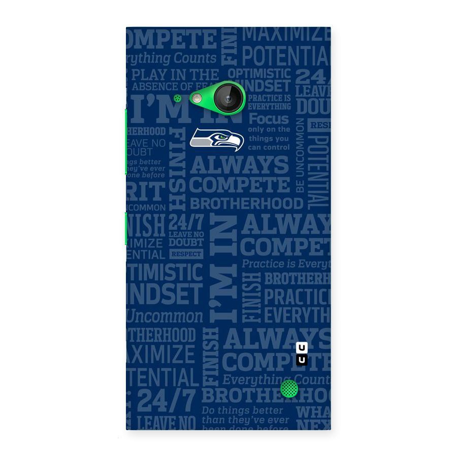 Optimistic Blue Back Case for Lumia 730
