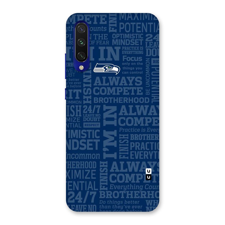 Optimistic Blue Back Case for Mi A3