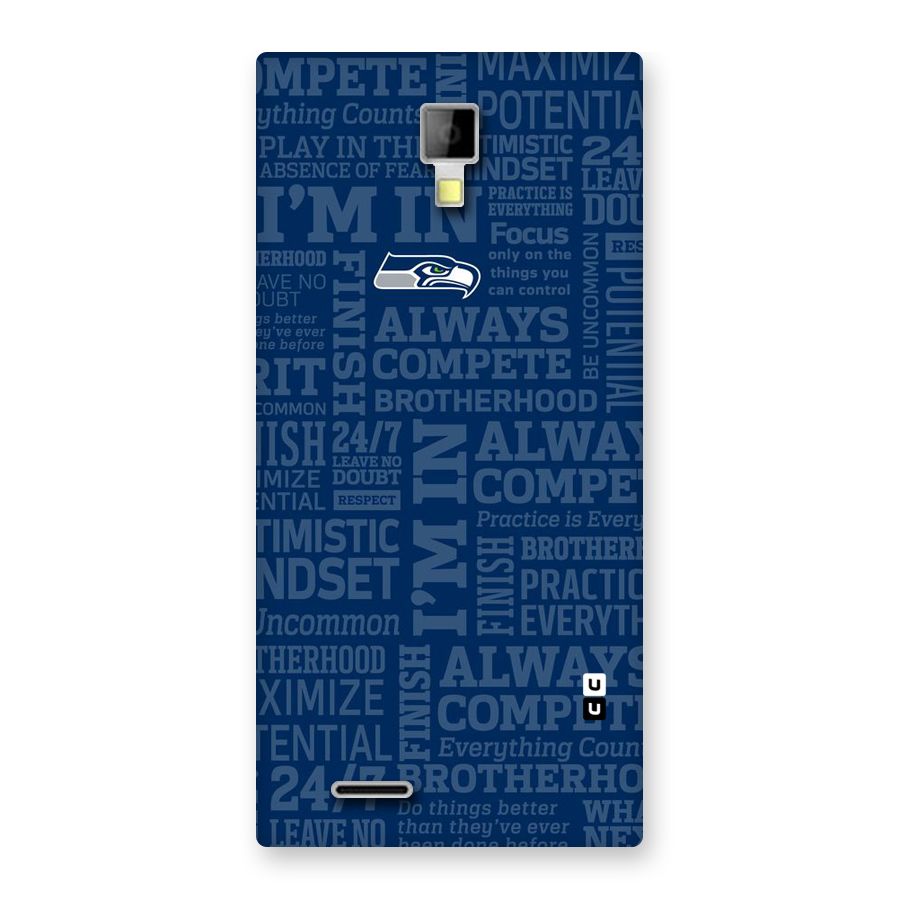 Optimistic Blue Back Case for Micromax Canvas Xpress A99