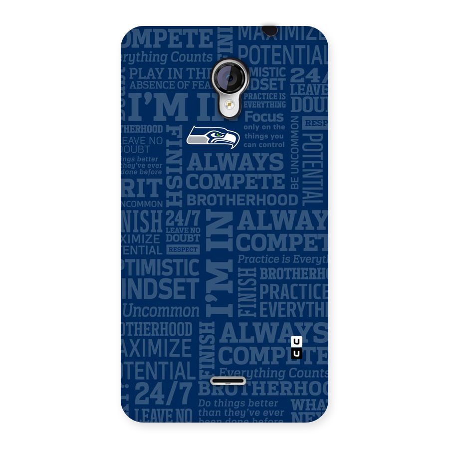 Optimistic Blue Back Case for Micromax Unite 2 A106