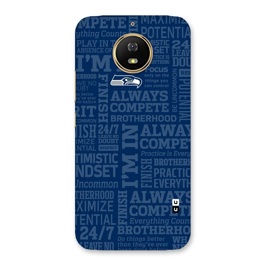 Optimistic Blue Back Case for Moto G5s