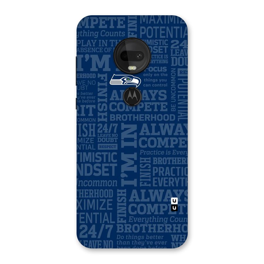 Optimistic Blue Back Case for Moto G7