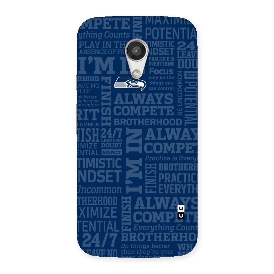 Optimistic Blue Back Case for Moto G 2nd Gen