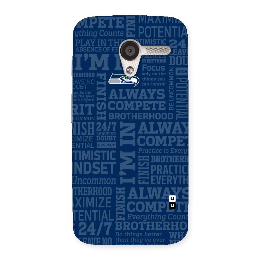 Optimistic Blue Back Case for Moto X