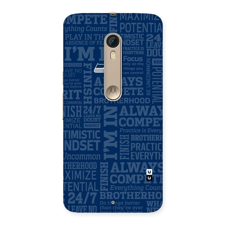 Optimistic Blue Back Case for Motorola Moto X Style