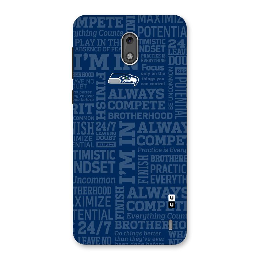 Optimistic Blue Back Case for Nokia 2