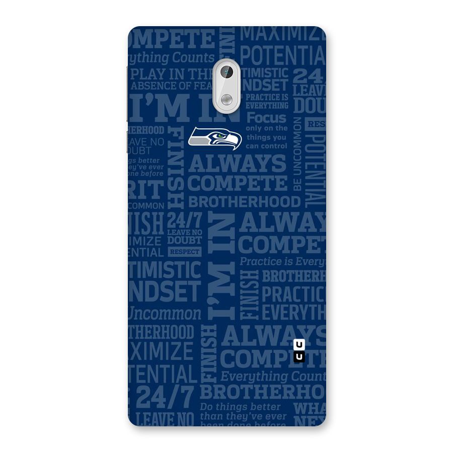 Optimistic Blue Back Case for Nokia 3