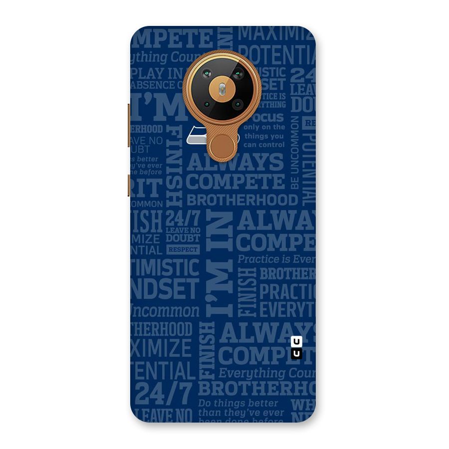 Optimistic Blue Back Case for Nokia 5.3