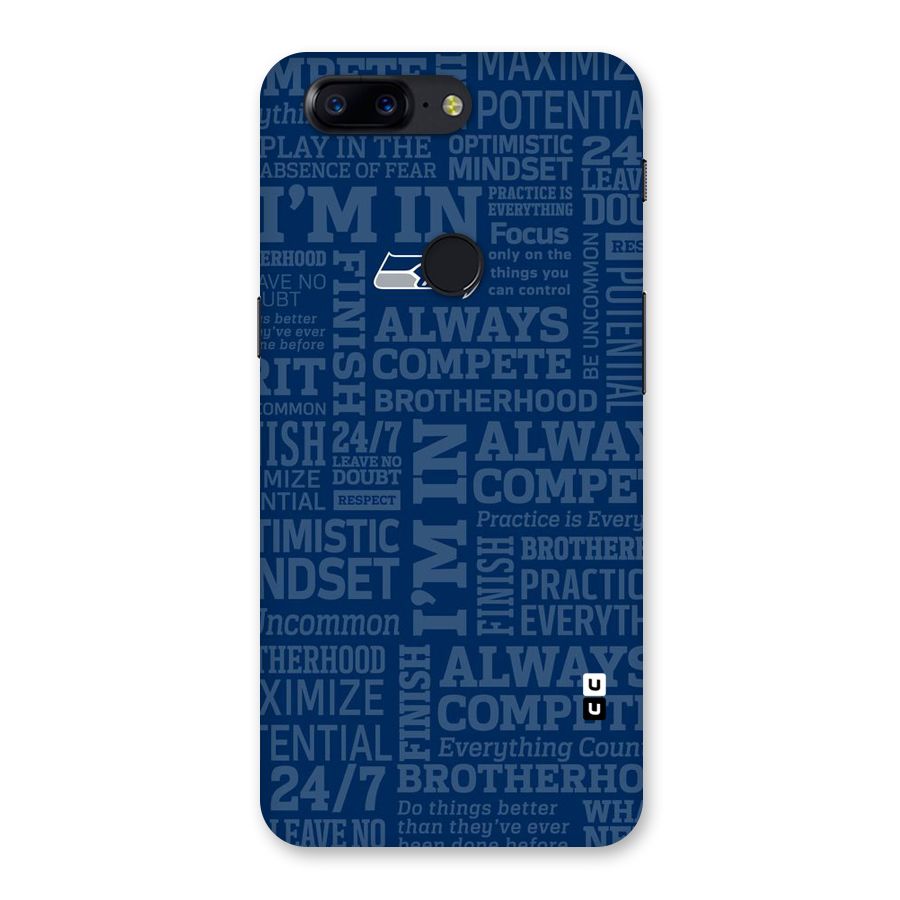 Optimistic Blue Back Case for OnePlus 5T