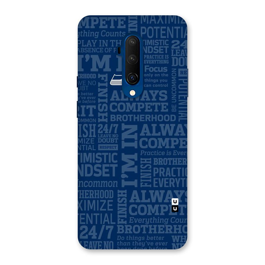 Optimistic Blue Back Case for OnePlus 7T Pro