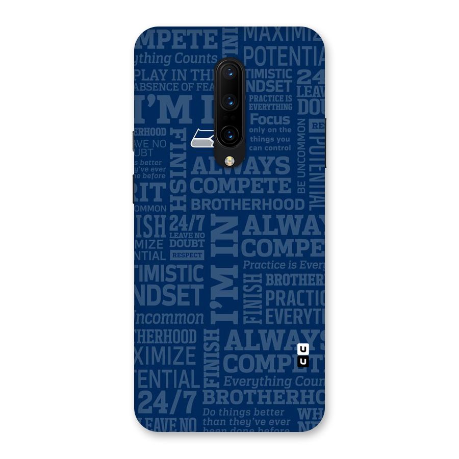 Optimistic Blue Back Case for OnePlus 7 Pro