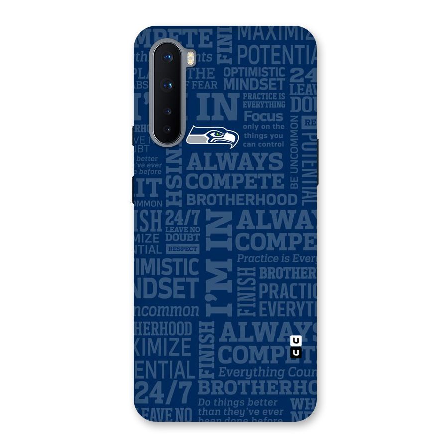Optimistic Blue Back Case for OnePlus Nord