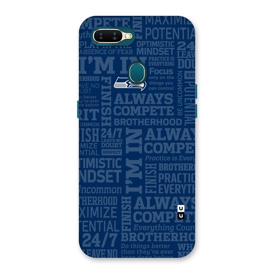 Optimistic Blue Back Case for Oppo A11k
