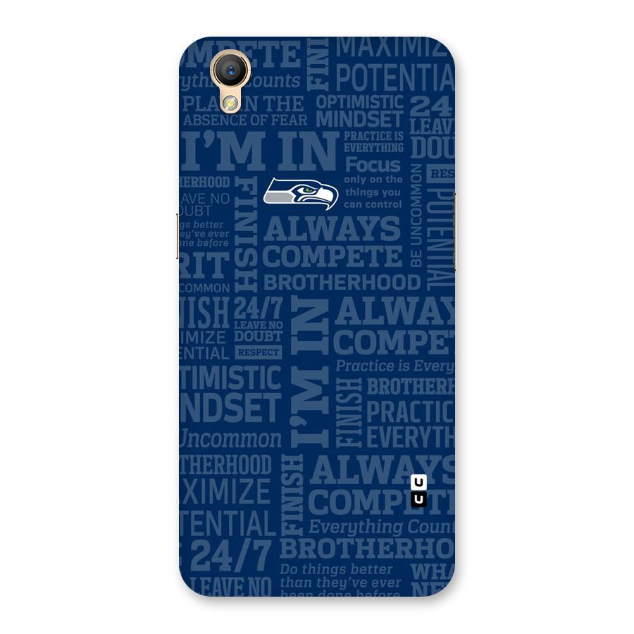 Optimistic Blue Back Case for Oppo A37