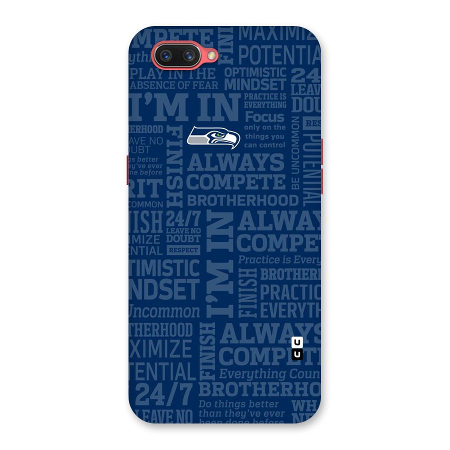 Optimistic Blue Back Case for Oppo A3s