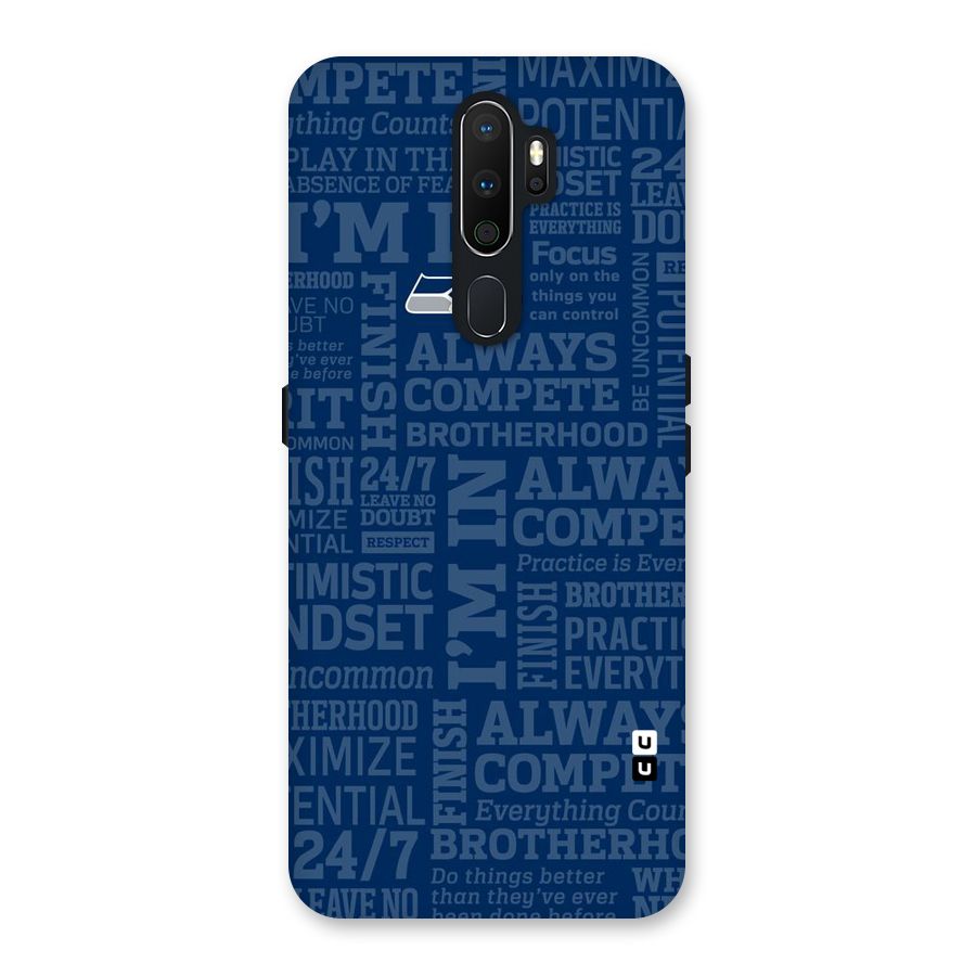 Optimistic Blue Back Case for Oppo A5 (2020)